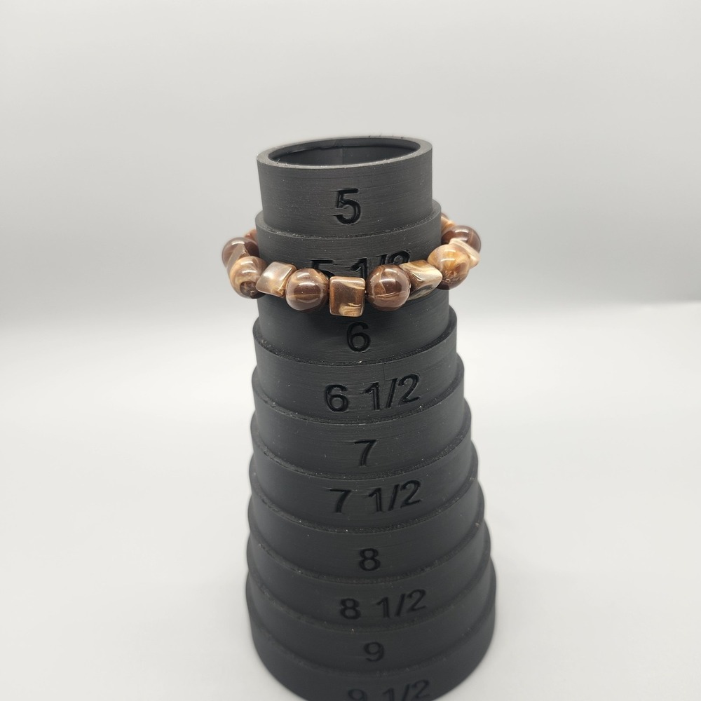 Tiger Eye Stretch Bracelet – Large Polished Beads